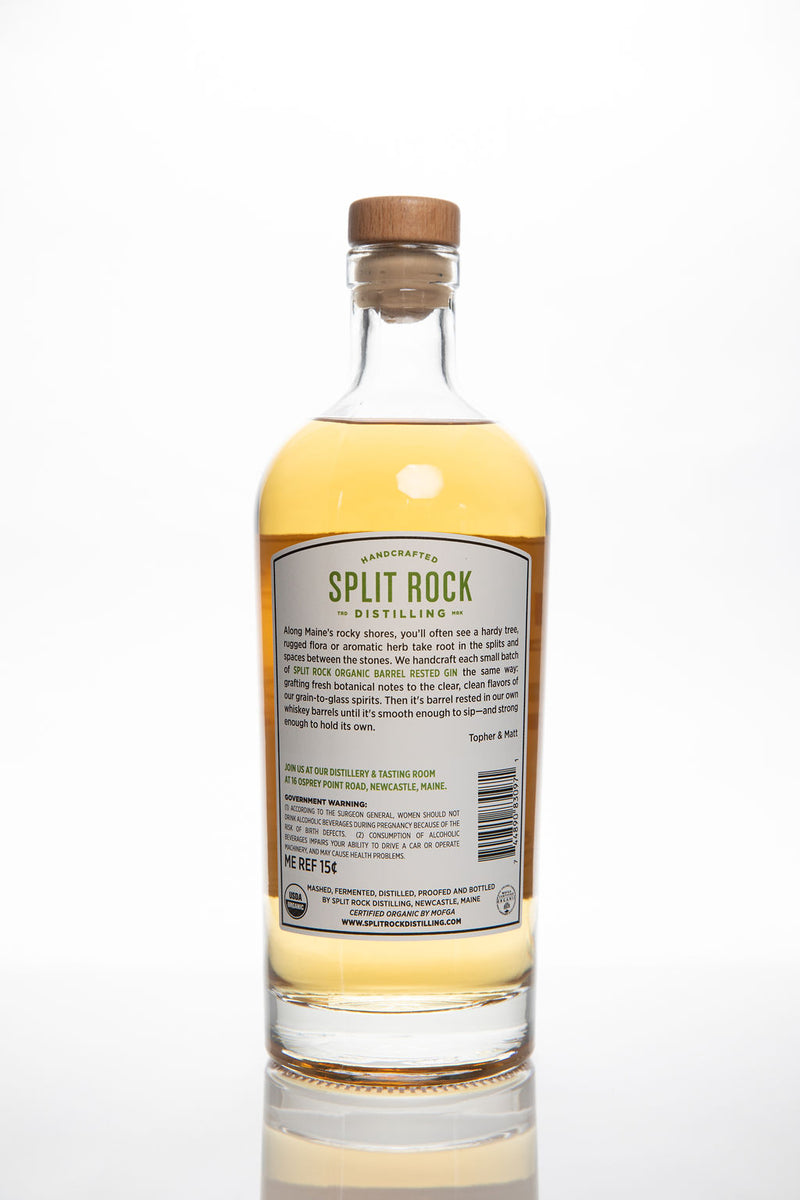 Proof, Rock 750ml – Barrel Split 90 Distilling Rested Gin,