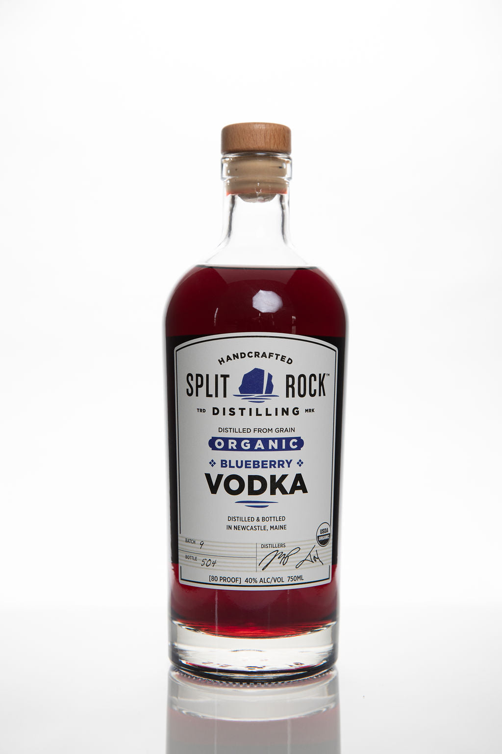 5 Rocks Distilling Blueberry Vodka, 80 Proof, 750 ml – Split Rock Distilling