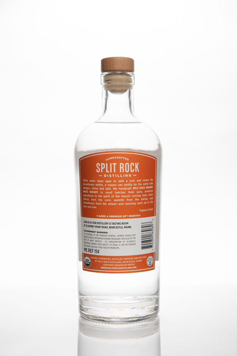 5 Rocks Distilling White Whiskey, 100 Proof, 750 ml – Split Rock Distilling