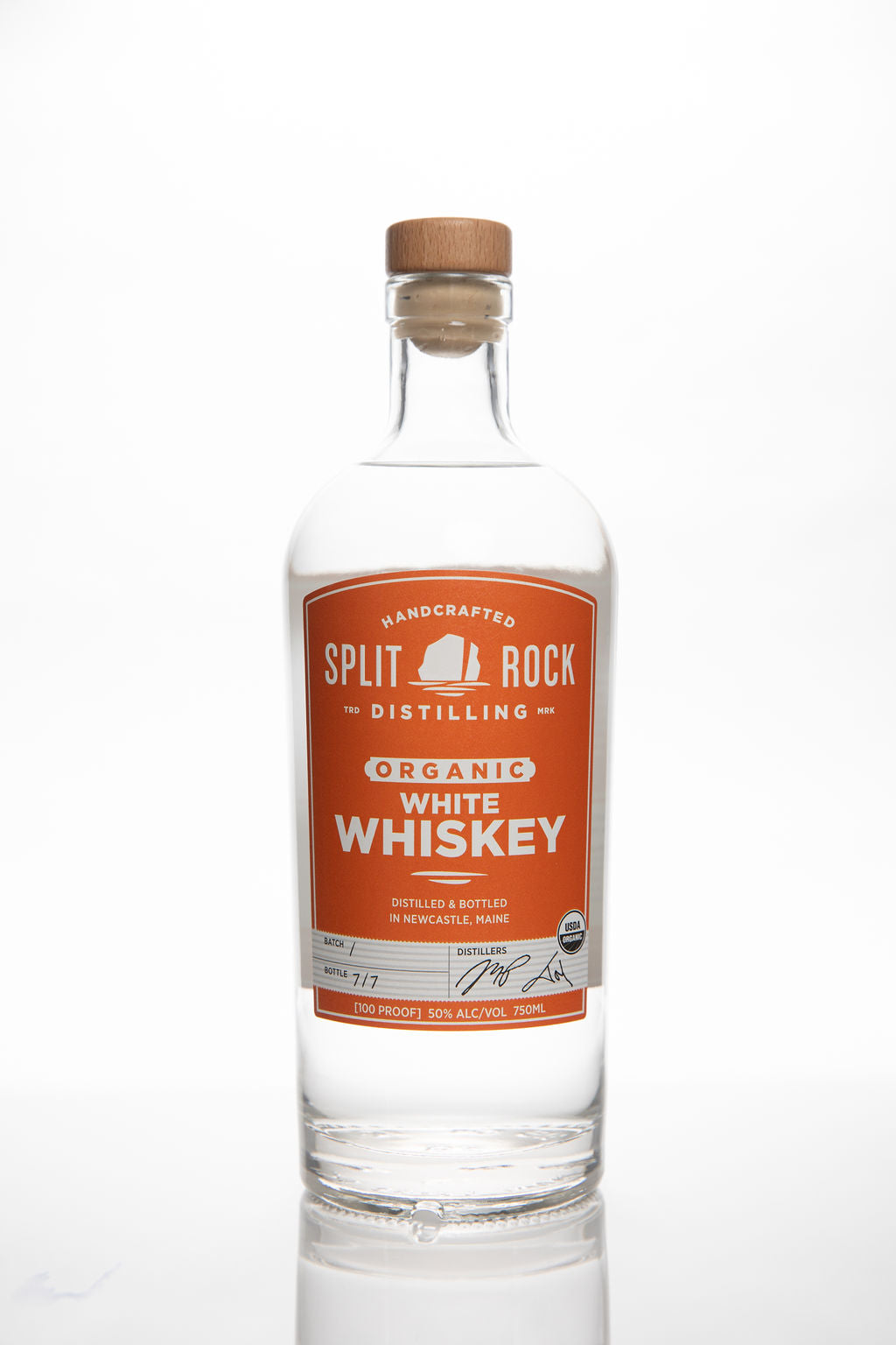 White Whiskey, 100 Proof, 750 ml – Split Rock Distilling